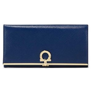 Salvatore Ferragamo blue wallet